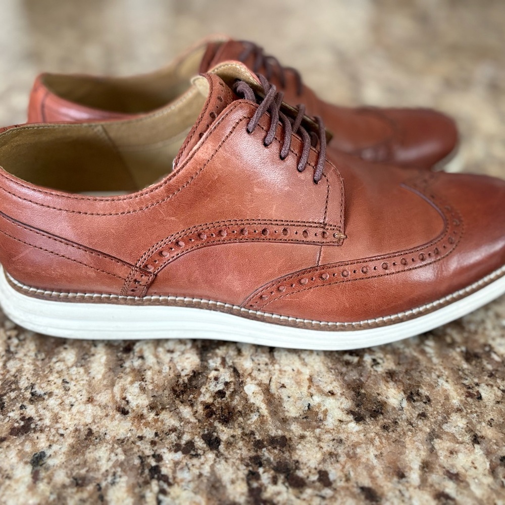 Men's Brown Leather Dress Shoes